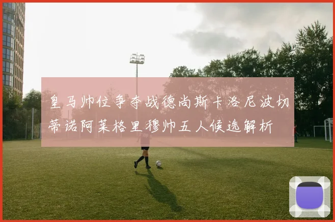 皇马帅位争夺战德尚斯卡洛尼波切蒂诺阿莱格里穆帅五人候选解析